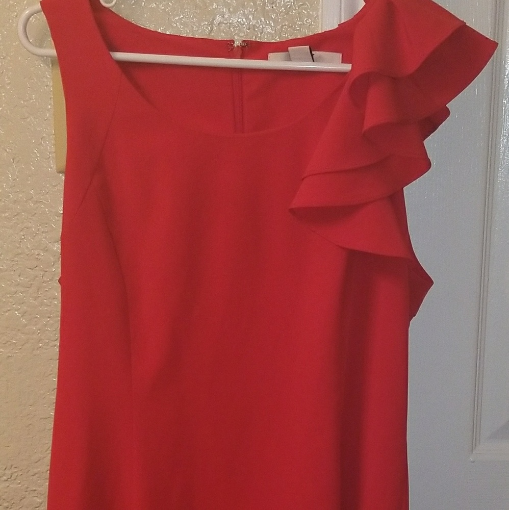 red dress